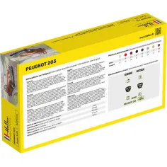 Maquette voiture Peugeot 203 1:43 - Heller 80160 2