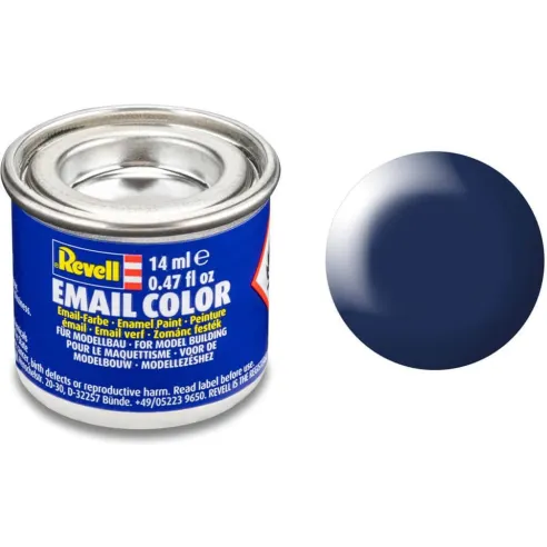 Peinture Enamel Bleu De Prusse Satiné 350 14ml - Revell 32350