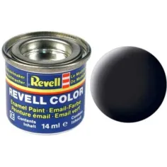 Peinture Enamel Noir, Mat 8 14ml - Revell 32108 2