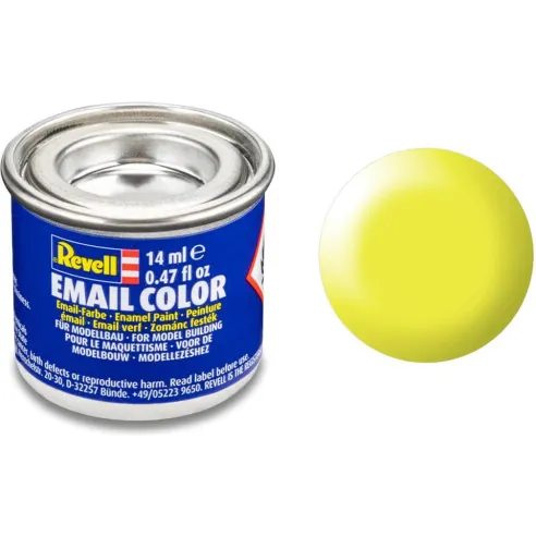 Peinture Enamel Jaune Fluo Satiné 312 14ml - Revell 32312