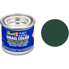 Peinture Enamel Vert Foncé, Mat Raf 68 14ml - Revell 32168