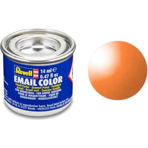 Peinture Enamel Orange Clair Transparent 730 14ml - Revell 32730