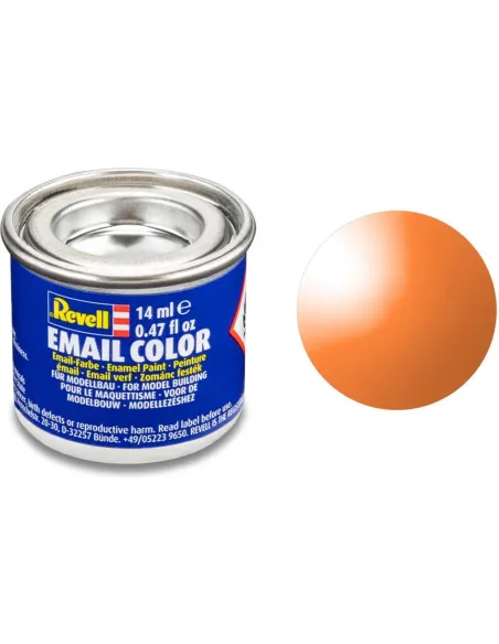 Peinture Enamel Orange Clair Transparent 730 14ml - Revell 32730