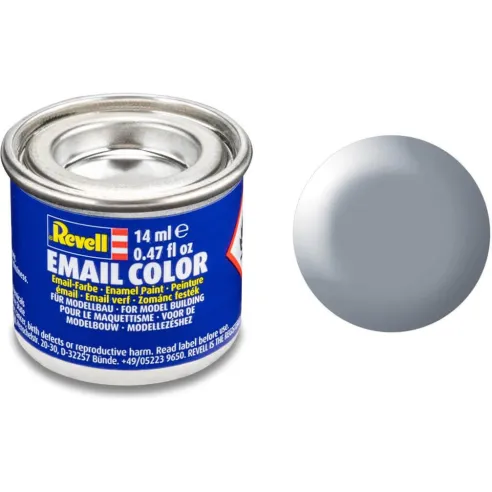 Peinture Enamel Gris Satiné 374 14ml - Revell 32374