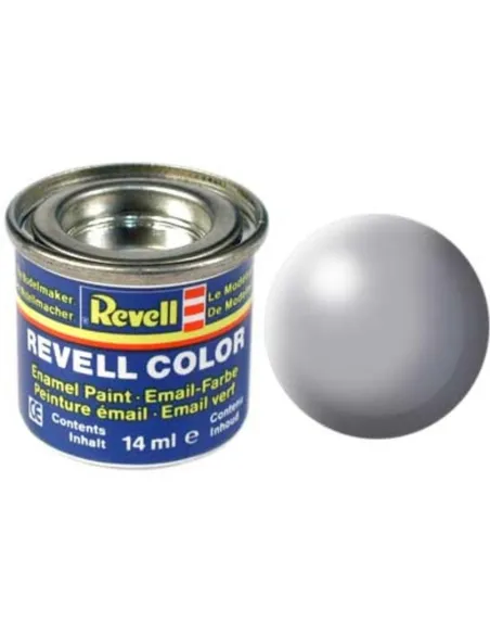 Peinture Enamel Gris Satiné 374 14ml - Revell 32374