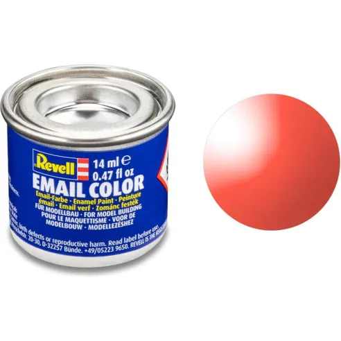 Peinture Enamel Rouge Clair Transparent 731 14ml - Revell 32731