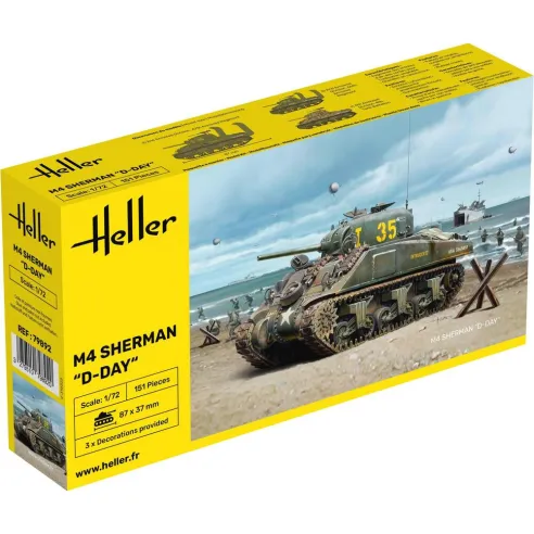 Maquette militaire M4 Sherman D 1:72 - Heller 79892