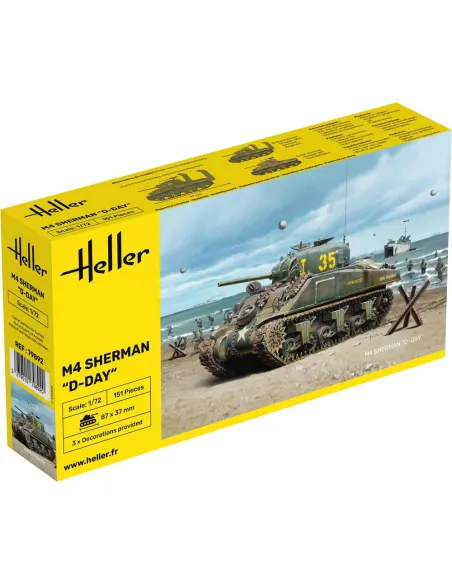 Maquette militaire M4 Sherman D 1:72 - Heller 79892