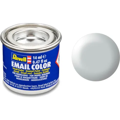 Peinture Enamel Gris Clair Satiné 371 14ml - Revell 32371