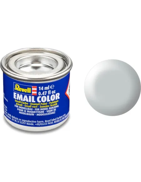 Peinture Enamel Gris Clair Satiné 371 14ml - Revell 32371