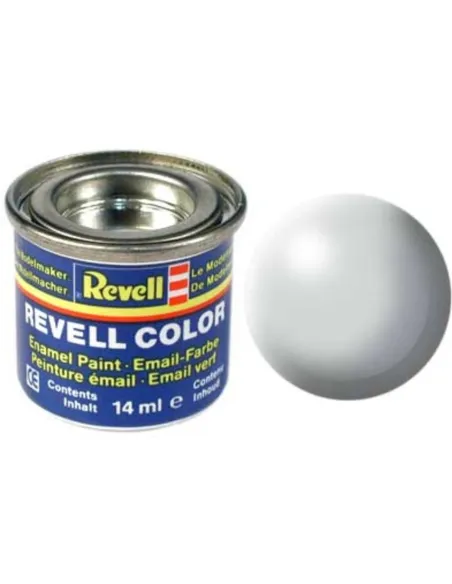 Peinture Enamel Gris Clair Satiné 371 14ml - Revell 32371