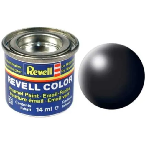 Peinture Enamel Noir Satiné 302 14ml - Revell 32302
