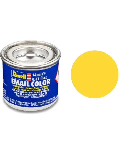 Peinture Enamel Jaune, Mat 15 14ml - Revell 32115