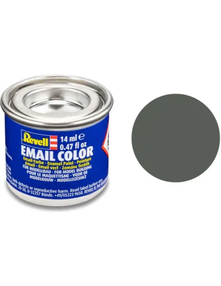 Peinture Enamel Gris Vert Mat 67 14ml - Revell 32167