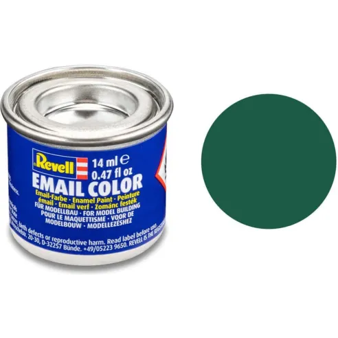 Peinture Enamel Vert Foncé, Mat 39 14ml - Revell 32139