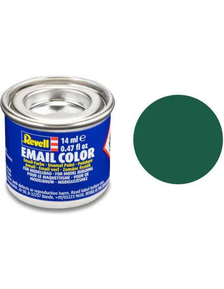 Peinture Enamel Vert Foncé, Mat 39 14ml - Revell 32139