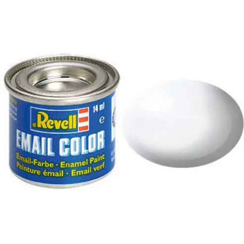 Peinture Enamel Blanc Satiné 301 14ml - Revell 32301