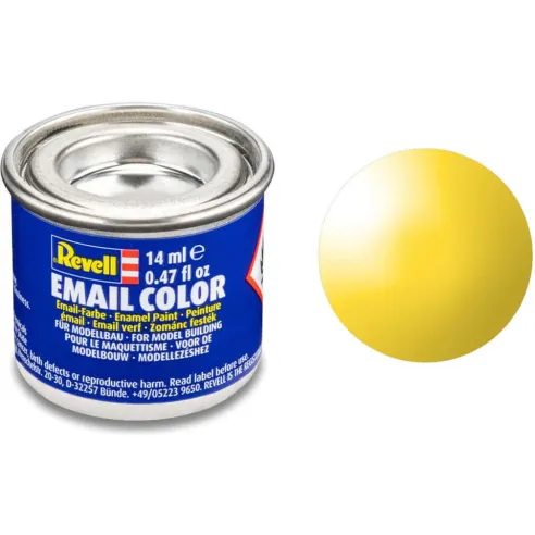 Peinture à maquette émail Enamel Jaune brillant n°12 - Revell 32112