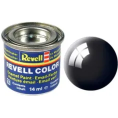 Peinture à maquette émail Enamel Noir brillant n°7 - Revell 32107 2