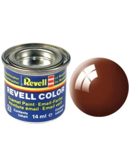 Peinture à maquette émail Enamel Brun brillant n°80 - Revell 32180