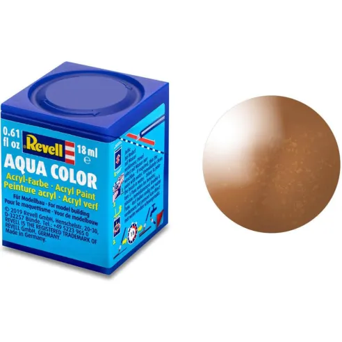 Peinture Acrylique Aqua Bronze Metal - 18ml 95 - Revell 36195