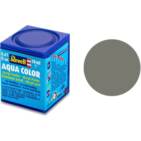 Peinture Acrylique Aqua Vert Olive Mat - 18ml 45 - Revell 36145