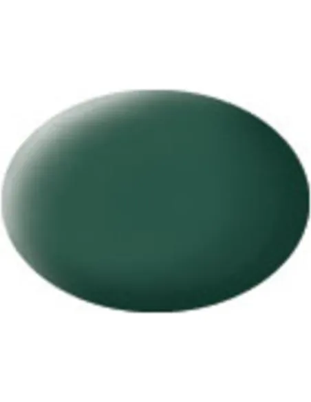 Peinture Acrylique Aqua Vert Foncé mat - 18ml 39 - Revell 36139