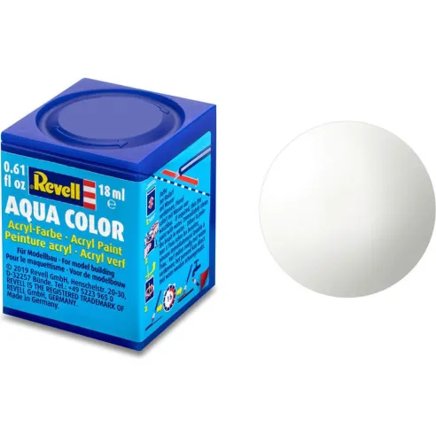 Peinture Acrylique Aqua Blanc Brillant - 18ml 4 - Revell 36104