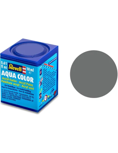 Peinture Acrylique Aqua Gris Souris Mat - 18ml 47 - Revell 36147 Peinture Acrylique Aqua Gris Souris Mat - 18ml 47 - Revell 36147