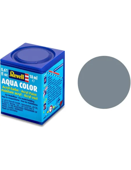 Peinture Acrylique Aqua Gris Mat - 18ml 57 - Revell 36157 Peinture Acrylique Aqua Gris Mat - 18ml 57 - Revell 36157