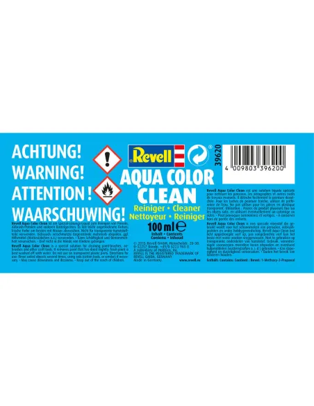 Nettoyeur de pinceaux Aqua Color Clean : Flacon de 100 ml - Revell 39620