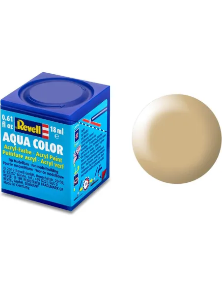 Peinture Acrylique Aqua Beige Satiné - 18ml 314 - Revell 36314 Peinture Acrylique Aqua Beige Satiné - 18ml 314 - Revell 36314
