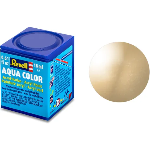 Peinture Acrylique Aqua Or Metal - 18ml 94 - Revell 36194