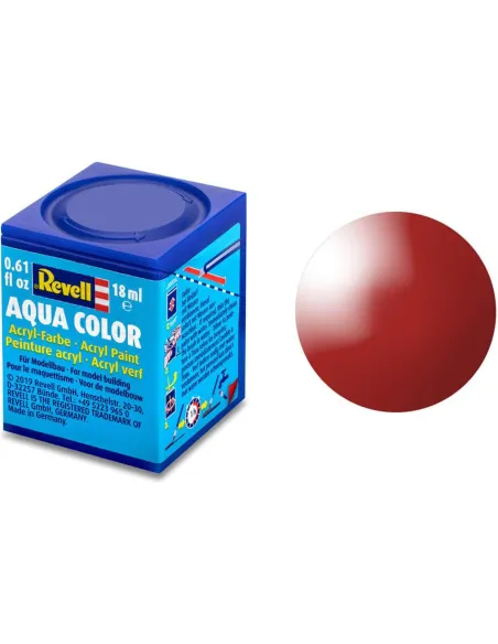 Peinture Acrylique Aqua Rouge Feu Brillant - 18ml 31 - Revell 36131 Peinture Acrylique Aqua Rouge Feu Brillant - 18ml 31 - Revell 36131