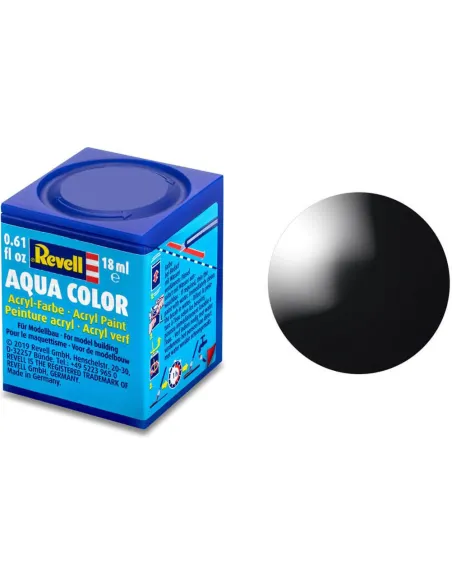 Peinture Acrylique Aqua Noir Brillant - 18ml 7 - Revell 36107 Peinture Acrylique Aqua Noir Brillant - 18ml 7 - Revell 36107