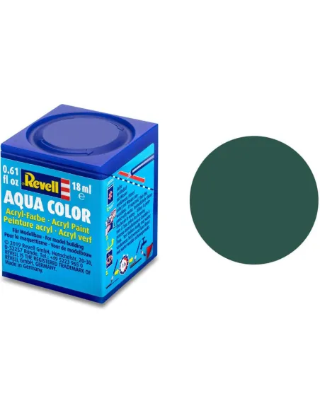 Peinture Acrylique Aqua Vert Mat - 18ml 48 - Revell 36148 Peinture Acrylique Aqua Vert Mat - 18ml 48 - Revell 36148
