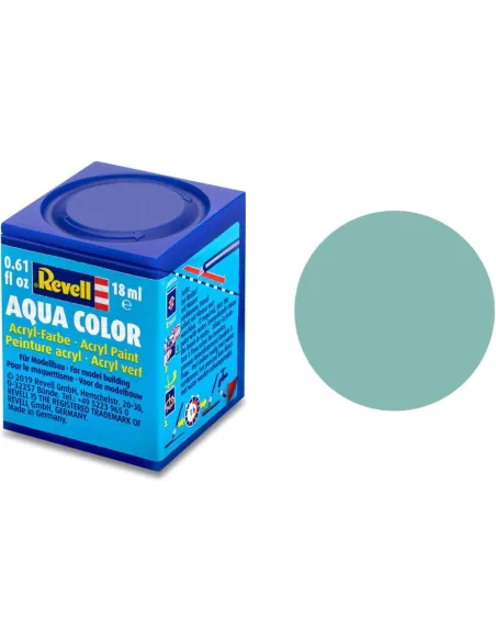 Peinture Acrylique Aqua Bleu Clair mat - 18ml 49 - Revell 36149