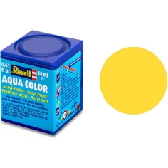 Peinture Acrylique Aqua Jaune Mat - 18ml 15 - Revell 36115