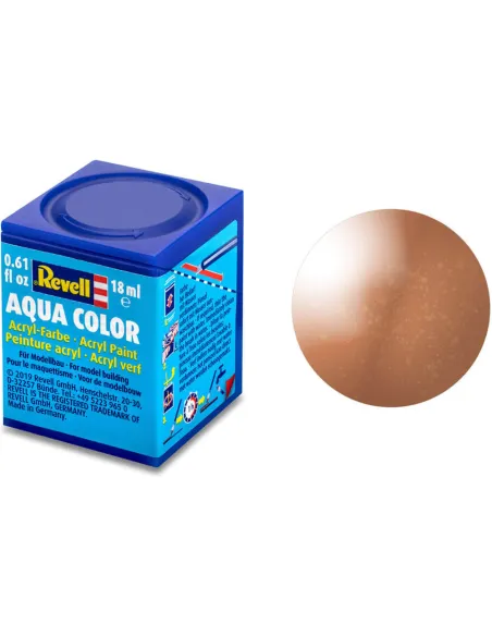 Peinture Acrylique Aqua Cuivre Metal - 18ml 93 - Revell 36193