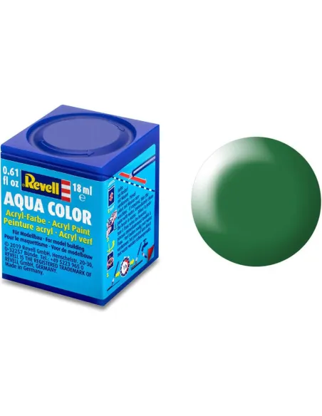 Peinture Acrylique Aqua Vert Anglais Satine - 18ml 364 - Revell 36364 Peinture Acrylique Aqua Vert Anglais Satine - 18ml 364 - Revell 36364