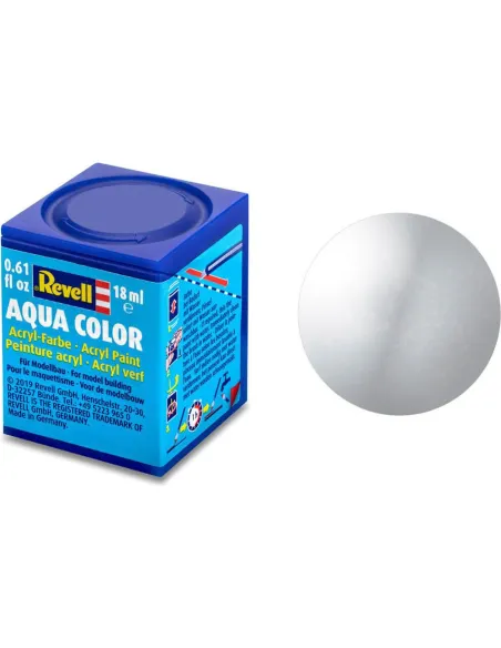 Peinture Acrylique Aqua Aluminium Metal - 18ml 99 - Revell 36199