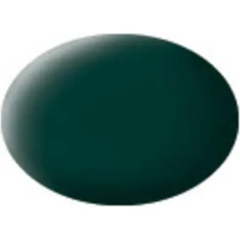 Peinture Acrylique Aqua noir-vert mat - 18ml 40 - Revell 36140