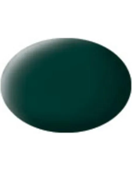 Peinture Acrylique Aqua noir-vert mat - 18ml 40 - Revell 36140