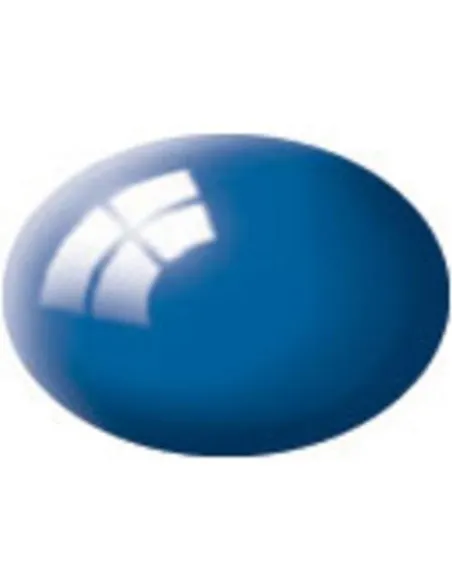 Peinture Acrylique Aqua Bleu France Brillant - 18ml 52 - Revell 36152