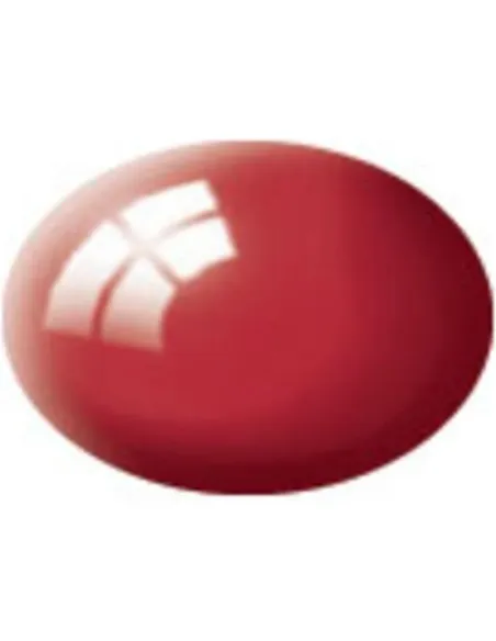 Peinture Acrylique Aqua Rouge Ferrari Brillant - 18ml 34 - Revell 36134