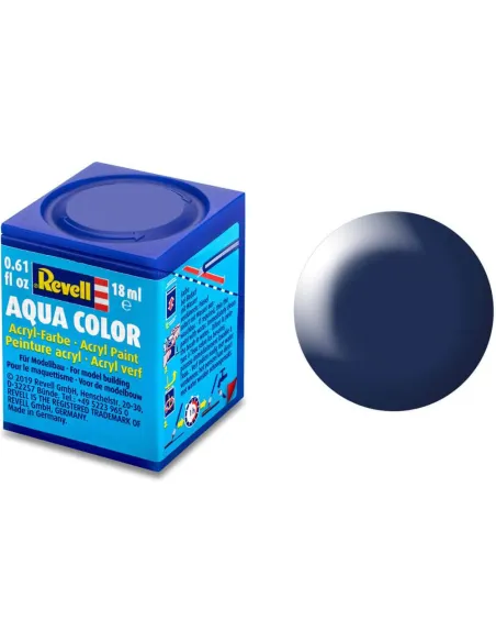 Peinture Acrylique Aqua lufthansa-blue, finition satinée 350 - Revell 36350