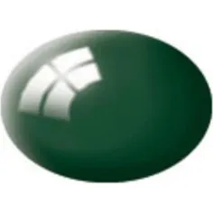 Peinture Acrylique Aqua Vert Foncé Brillant - 18ml 62 - Revell 36162 2