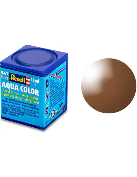Peinture Acrylique Aqua Brun Brillant - 18ml 80 - Revell 36180 Peinture Acrylique Aqua Brun Brillant - 18ml 80 - Revell 36180