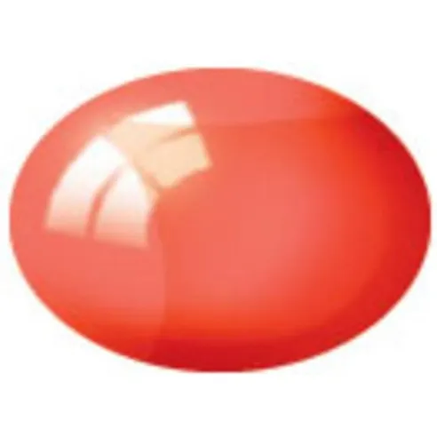 Peinture Acrylique Aqua Rouge Clair Transparent - 18ml 731 - Revell 36731