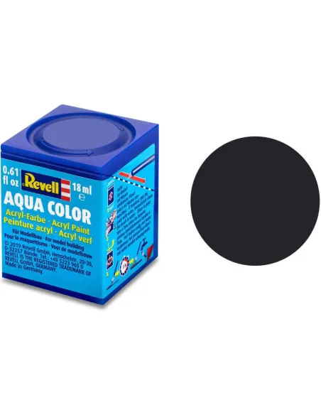 Peinture Acrylique Aqua Noir Goudron Mat - 18ml 6 - Revell 36106 Peinture Acrylique Aqua Noir Goudron Mat - 18ml 6 - Revell 36106